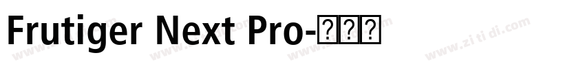 Frutiger Next Pro字体转换